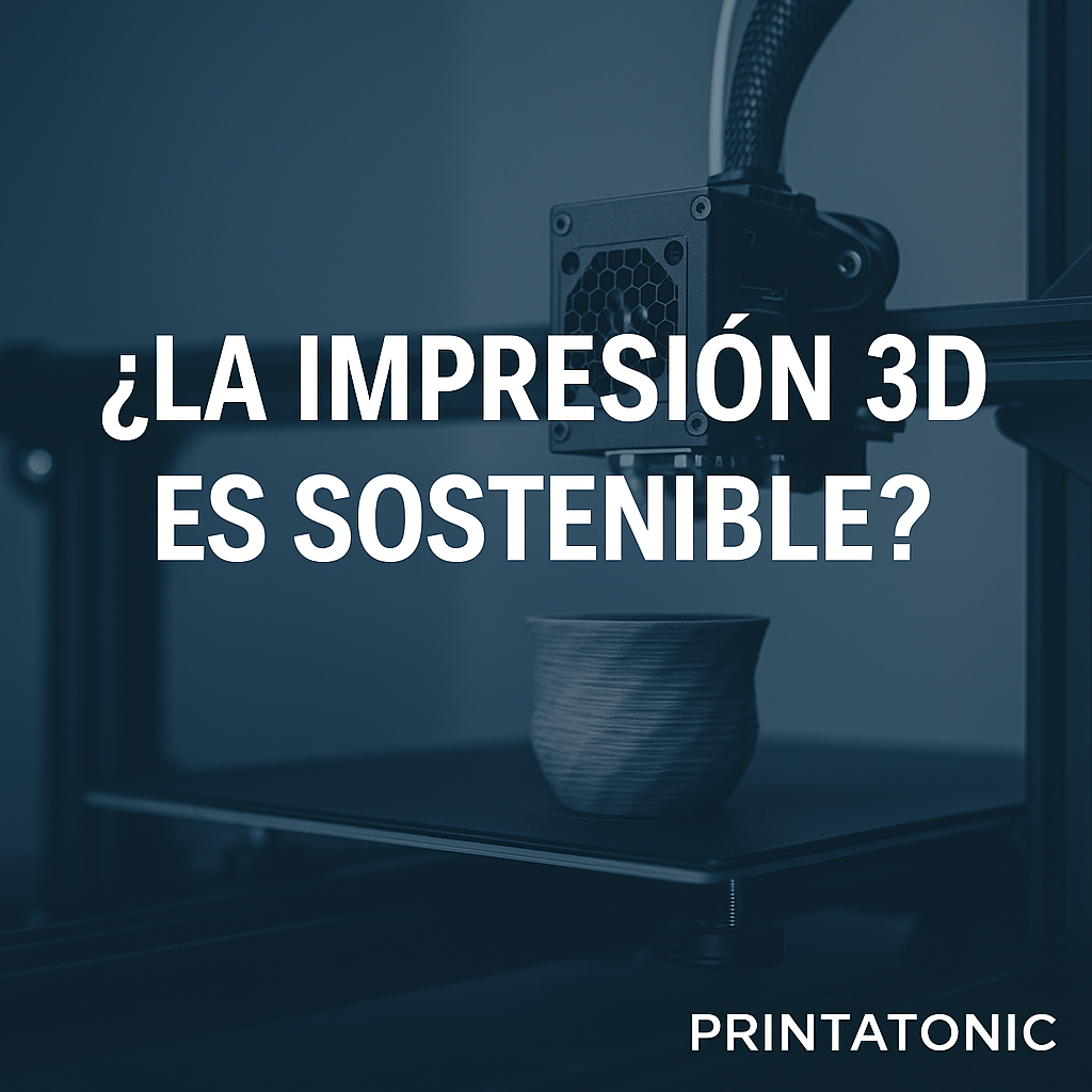 ¿La impresión 3D es sostenible? Ventajas, limitaciones y verdades sobre su impacto ambiental