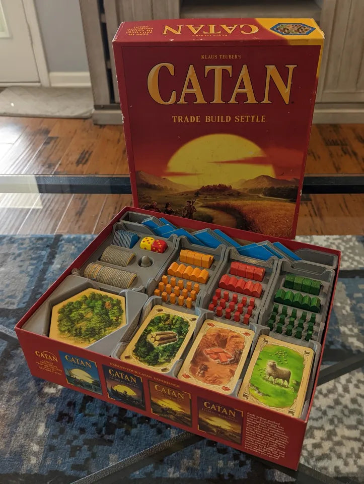 Inserto para Catan | Insertos para juegos de mesa | Printatonic