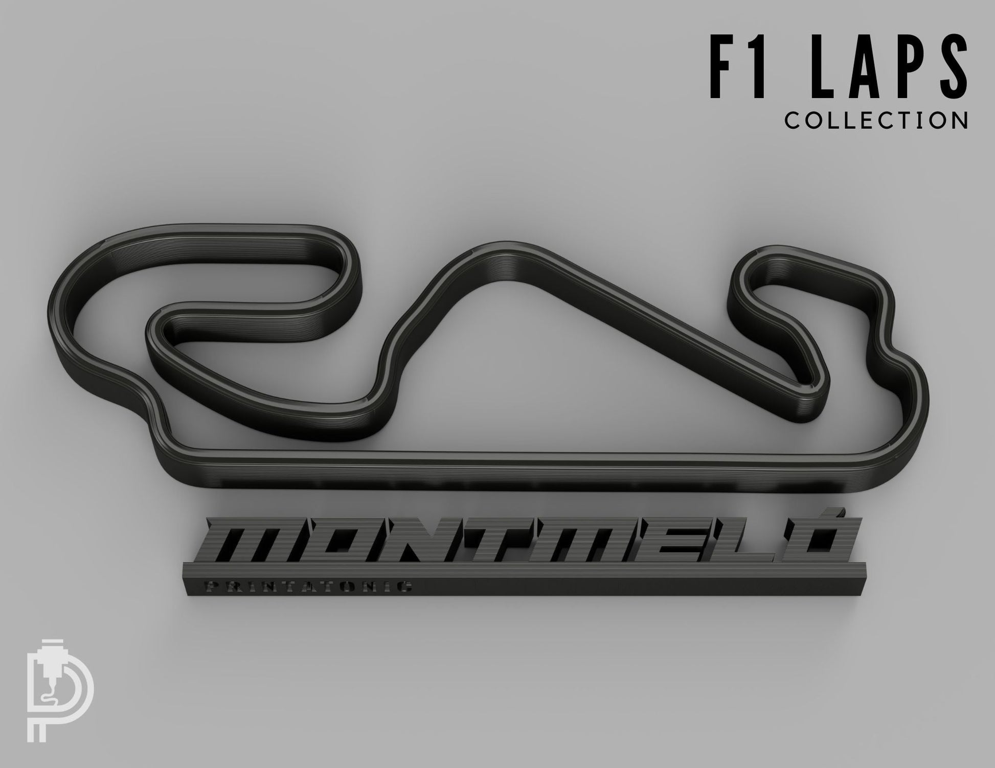 Circuito de Montmeló | Fórmula 1 para Imprimir en 3D | Printatonic